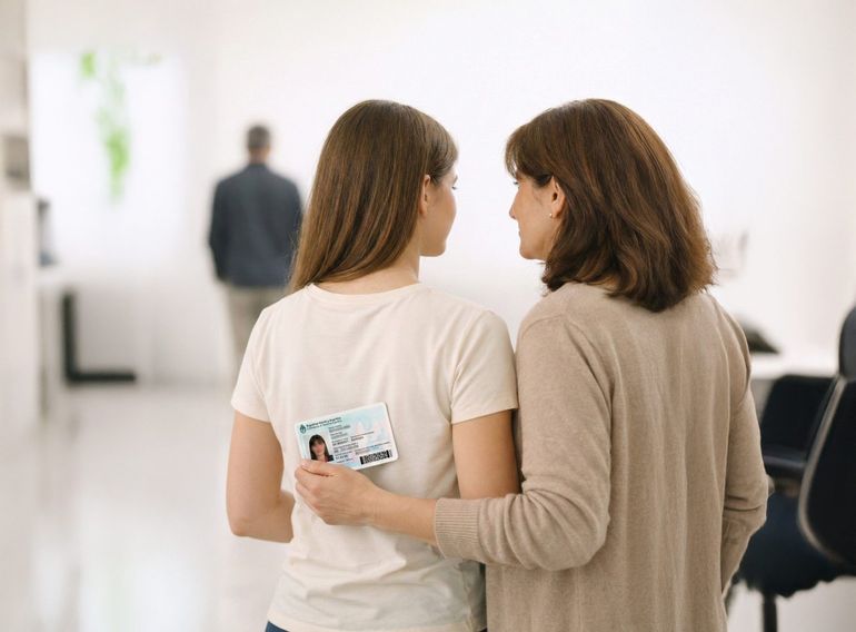 La adolescente explicó que su apellido paterno no corresponde con su origen biológico.