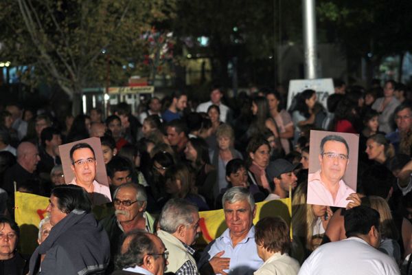 Multitudinaria marcha exigiendo seguridad y justicia