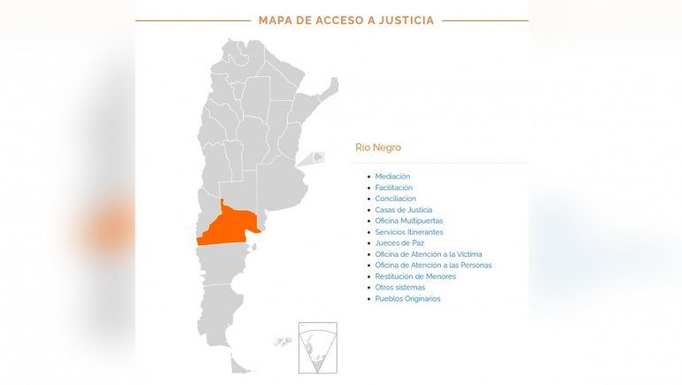 Río Negro lidera el mapa nacional de 