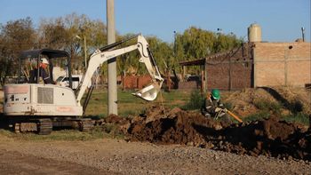 Se trata de una ampliación de red de gas que beneficiará a 501 hogares. Foto: Gentileza.