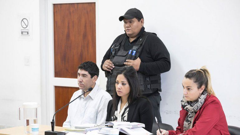 El acusado de matar a su papá se mostró tranquilo en las audiencias.