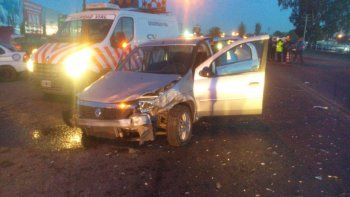 El accidente ocurrió en el cruce de la Ruta 22 y la calle Estado de Israel.