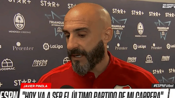 video: la emocion de pinola al anunciar su retiro del futbol