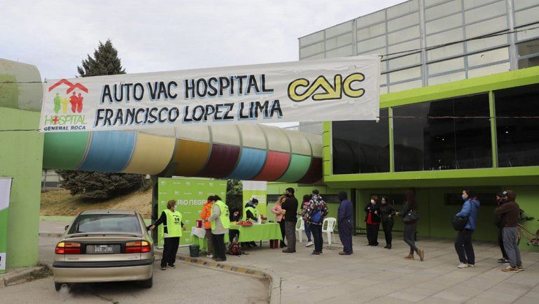 Inauguró con éxito el auto vacunatorio en General Roca