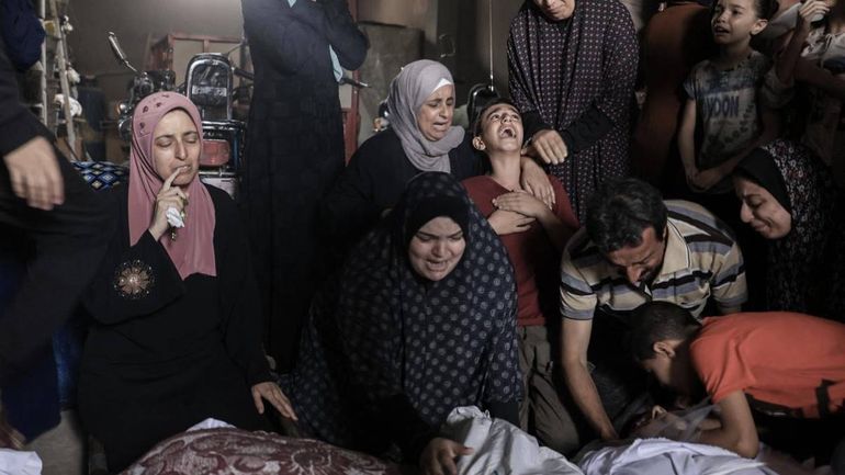 Desesperación por la cruda situación humanitaria que se vive en la Franja de Gaza.