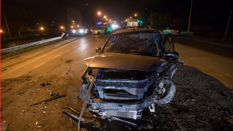 Choque frontal en Contralmirante Cordero dejó dos heridos