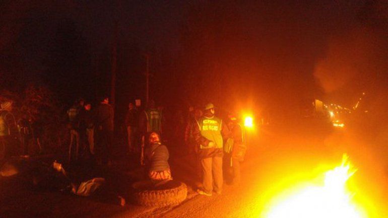Tránsito paralizado por corte de ruta en Cordero