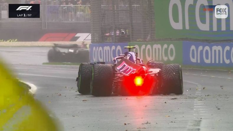 Video: así destrozó su auto Jack Doohan, el rival de Colapinto, en el GP de Australia de la F1