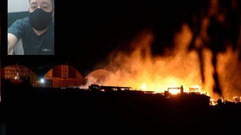 trabajador: era una lluvia acida que caia y humeaba el cesped