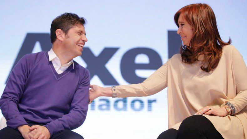 Cristina Kirchner y Axel Kicillof en tregua para formar listas de unidad.