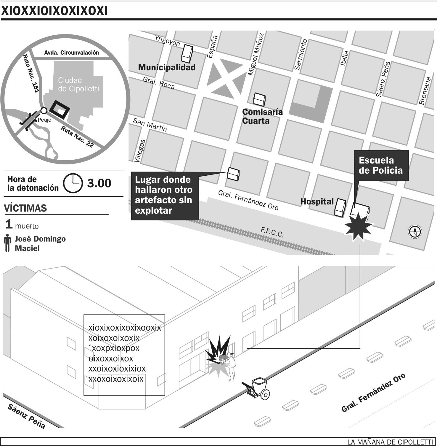 Grupo extremista se habría adjudicado el atentado en Cipolletti