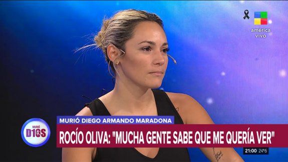 Rocío Oliva se defendió y contó su verdad sobre Diego