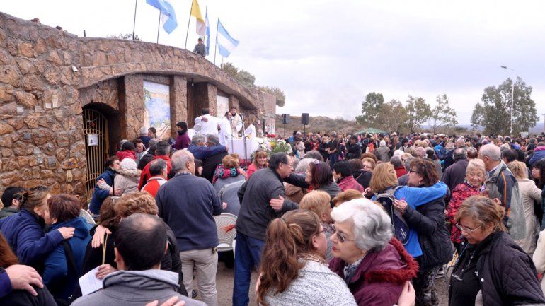 Así se vivió la peregrinación a la Gruta San Cayetano