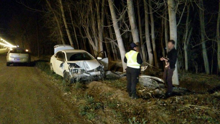 El accidente se produjo en la Ruta Chica