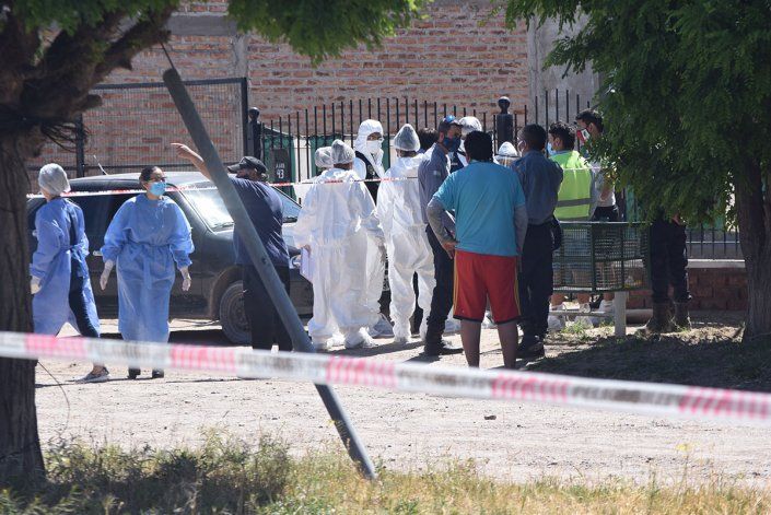 Peritos del Gabinete de Criminalística trabajaron en la escena del hecho.&nbsp;