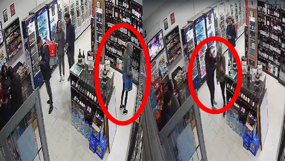 Atraparon a una mechera de bebidas alcohólicas en pleno robo