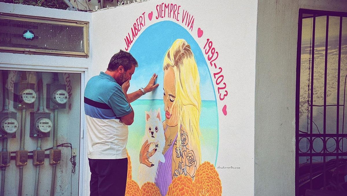 Mural en Playa del Carmen recordará por siempre a Agostina Jalabert