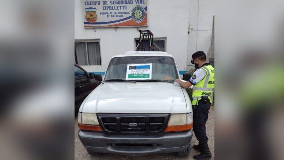 Lo atraparon en Ruta 22 con una camioneta robada en Cipolletti