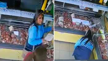 video viral: inspectora vio como a una clienta se le cayeron mil pesos y los escondio