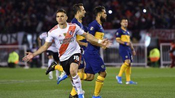 river volvio a sacar chapa y vencio a boca en la ida