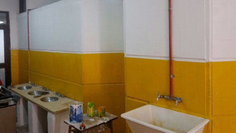 Se reacondicionaron los baños del Jardin 120