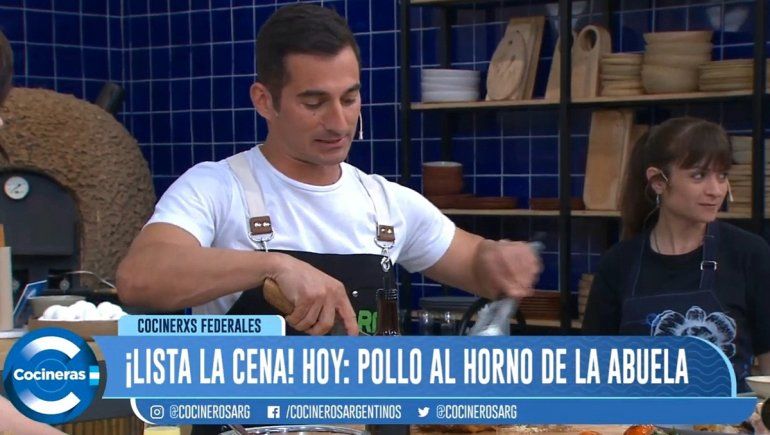 Un cocinero de Lamarque presentó los sabores rionegrinos en la TV Pública