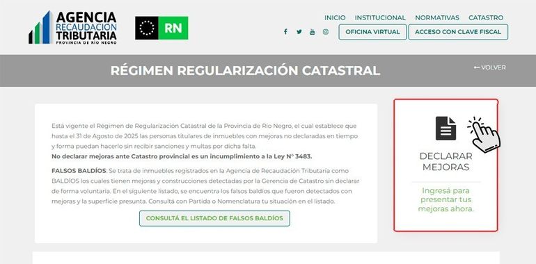 El trámite es 100% digital, rápido y sin necesidad de asistir a oficinas desde http://agencia.rionegro.gov.ar.