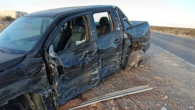 Milagro en la 151: Padre e hijo se salvaron de un choque frontal con un camión