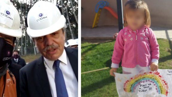 El mensaje del presidente que sorprendió a una nena neuquina 