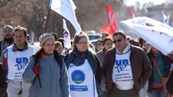 Los docentes, en un tira y afloje cada vez más feroz con el gobierno.