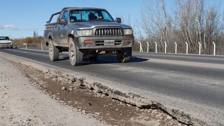 Odarda exigió nuevo pavimento para la Ruta 151