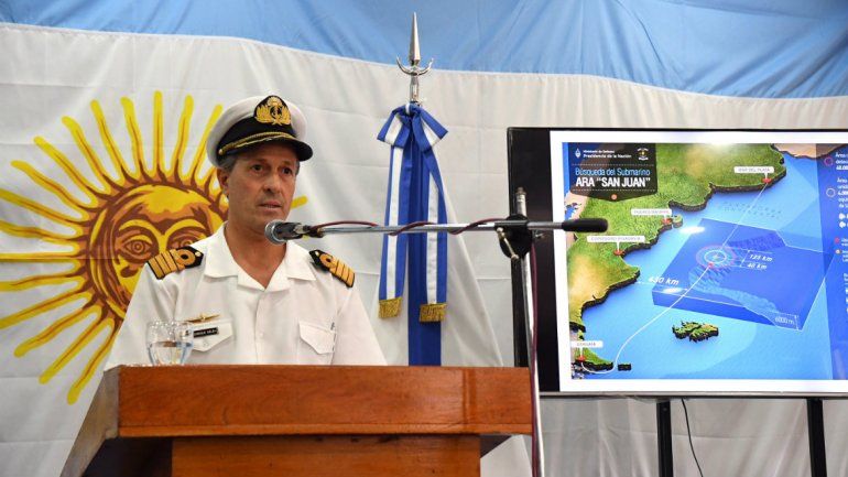 Detectan una imagen de sonar compatible con el ARA San Juan