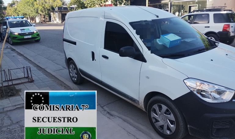 El hecho de inseguridad ocurrió esta tarde en Cinco Saltos. Foto: Gentileza.