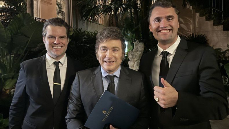 Javier Milei despidió a Charlie Kirk tras su asesinato en Utah
