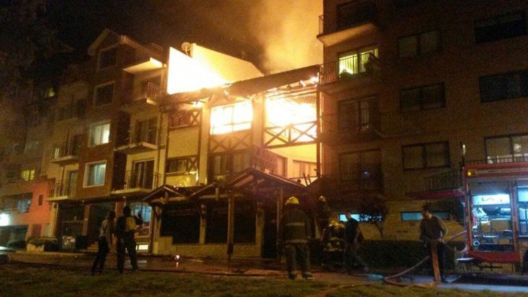 Un asado en un chulengo provocó el incendio del hotel Argentino