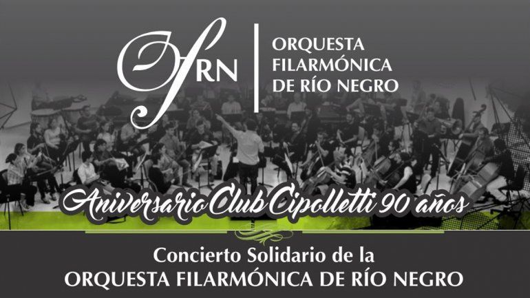El Club Cipolletti celebra sus 90 años con un concierto a beneficio