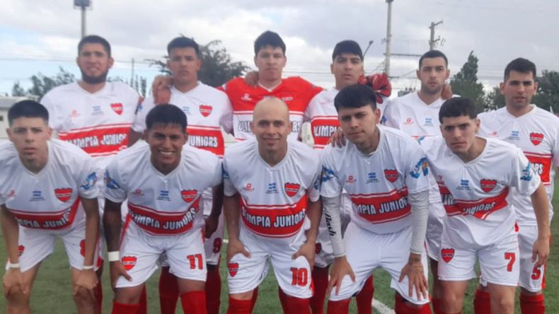 Olimpia Juniors de Caleta Olivia, un equipo de Santa Cruz que quiere llegar al Federal A de la AFA.