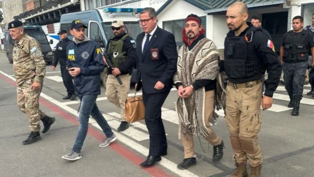 Facundo Jones Huala, extraditado a Chile.