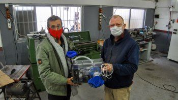 neuquinos crearon respirador con un motor de limpiaparabrisas