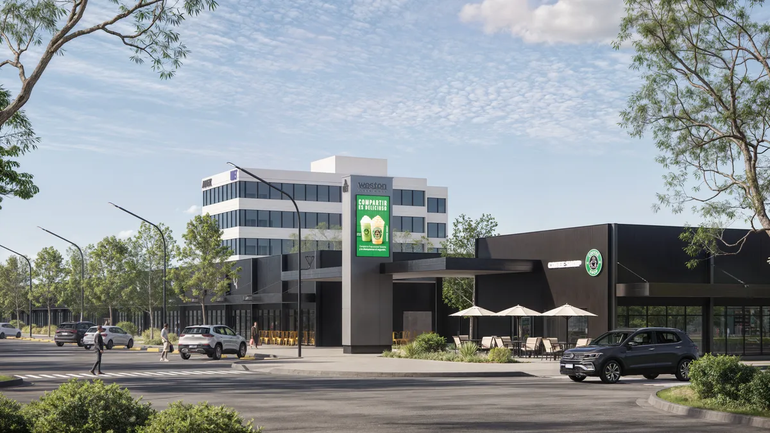 El nuevo centro comercial de Cipolletti estará emplazado en La Falda.