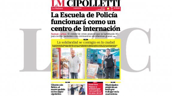 la edicion impresa de lm cipolletti de hoy