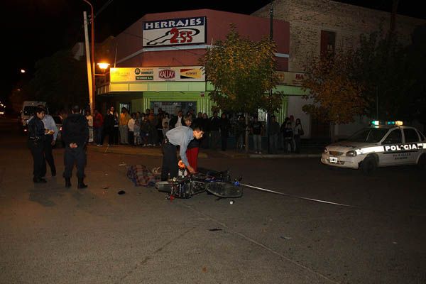 Accidente en la noche del domingo en Allen