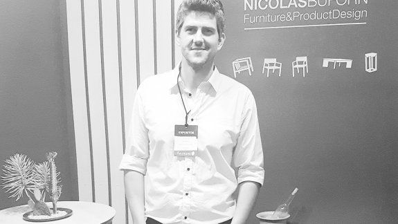 Nicolás Buforn fue premiado en la Feria Puro Diseño, en Buenos Aires.