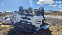 camion argentino volco en pino hachado y murio el chofer