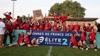 Micaela Pallero, formada en Marabunta, logró el ascenso a a primera división del rugby de Francia.
