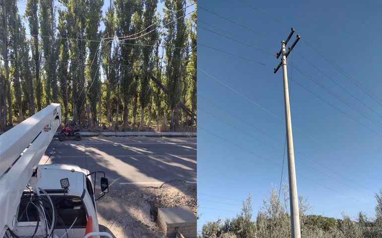 Nuevos robos de cables de energía en Regina, Cipolletti y Fernández Oro