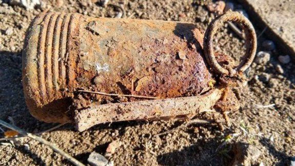 Una granada del año 1945 puso en alerta a ciudad de Río Negro