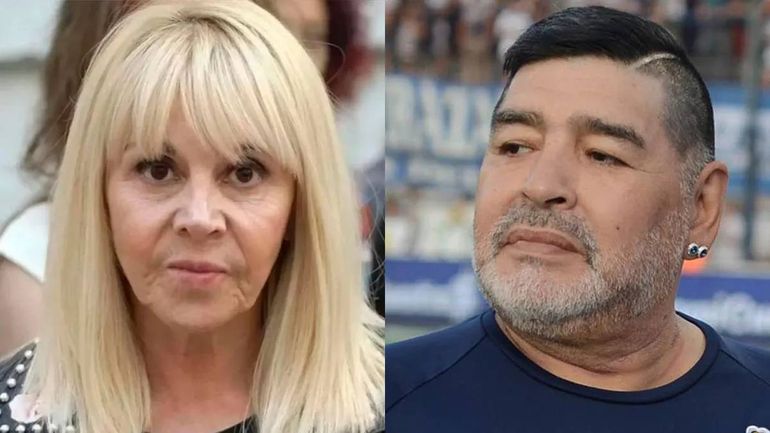 Claudia Villafañe ganó un juicio que le inició Diego Maradona