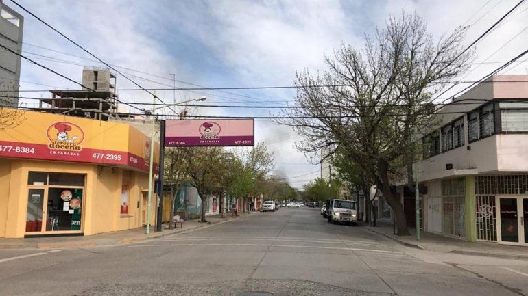 La ciudad amaneció desierta por el paro nacional