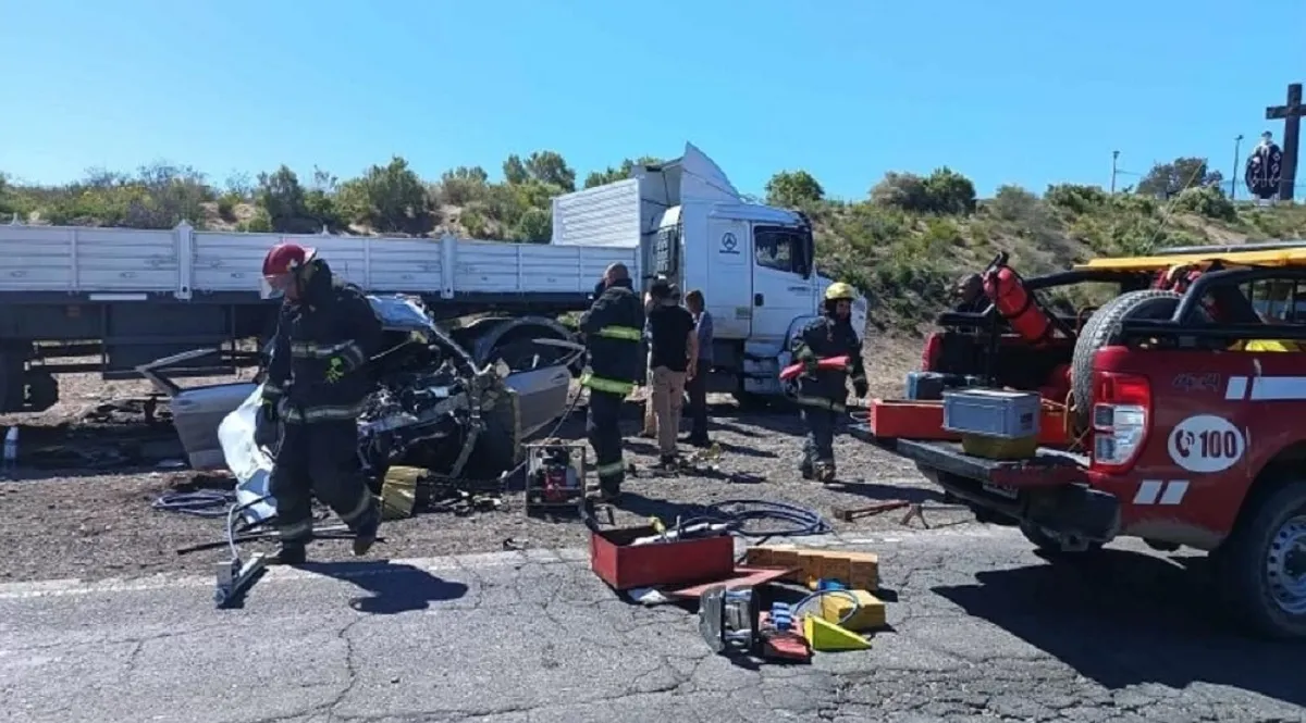 Accidente fatal: ella murió